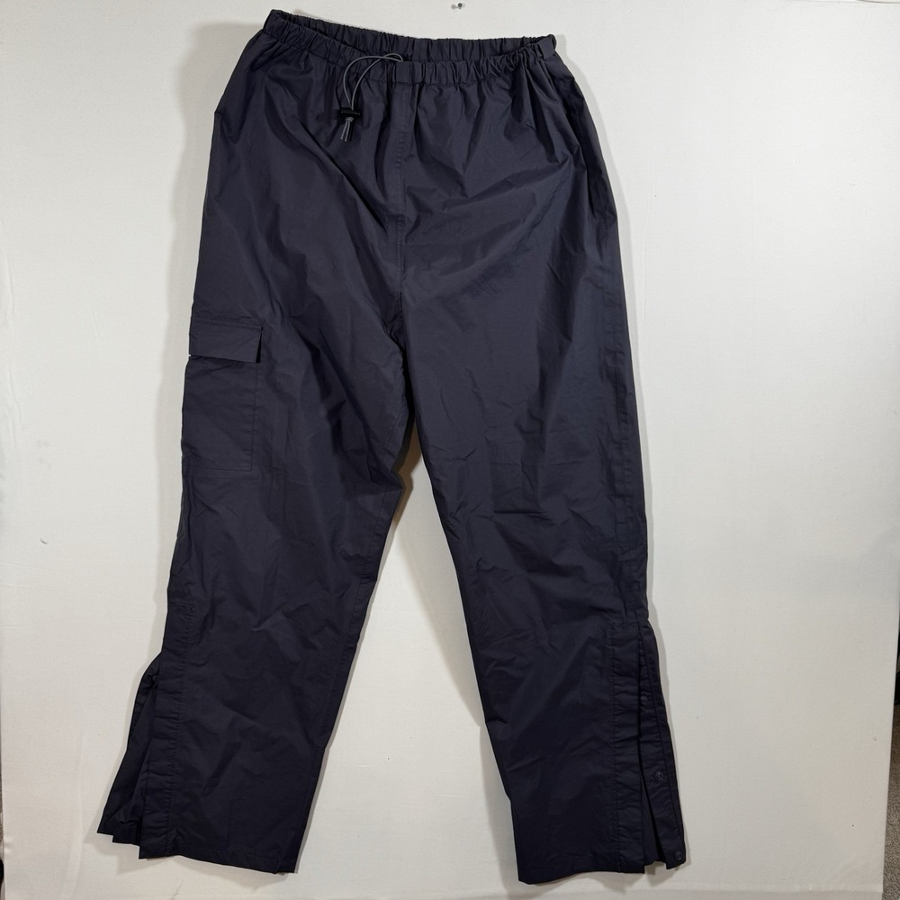 Coleman Outdoor Rain‎ Defense Nylon Pants Mens M Waterproof Gray Camping Hiking